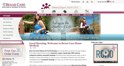 Desktop Screenshot of bexarcare.com