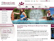 Tablet Screenshot of bexarcare.com